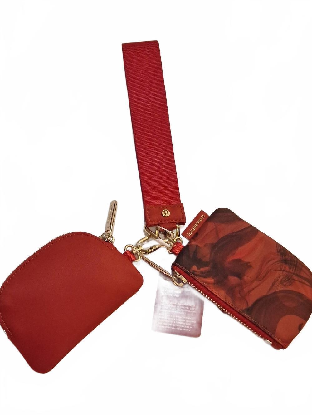 NWT Lululemon Dual Pouch Wristlet Special Edition Lunar New Year